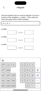 Numerical Solver: Compute the integral of x * y * z