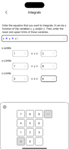 Numerical Solver: Set the limits of the variables for the integration